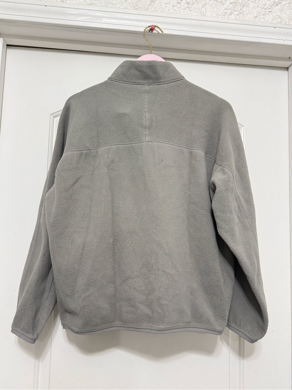 Lululemon Men’s Oversized-Fit Fleece Half Zip | Gull Grey | S - Picture 2 of 5